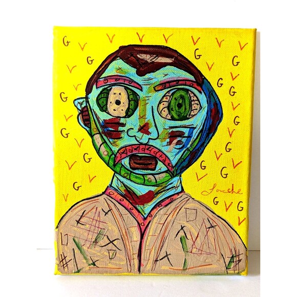 Pablo Picasso Vincent Van Gogh Portrait Paintings Zombie Abstract Impressionism - Picture 3 of 7